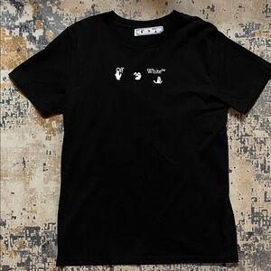 Off-White Black Logo Tee